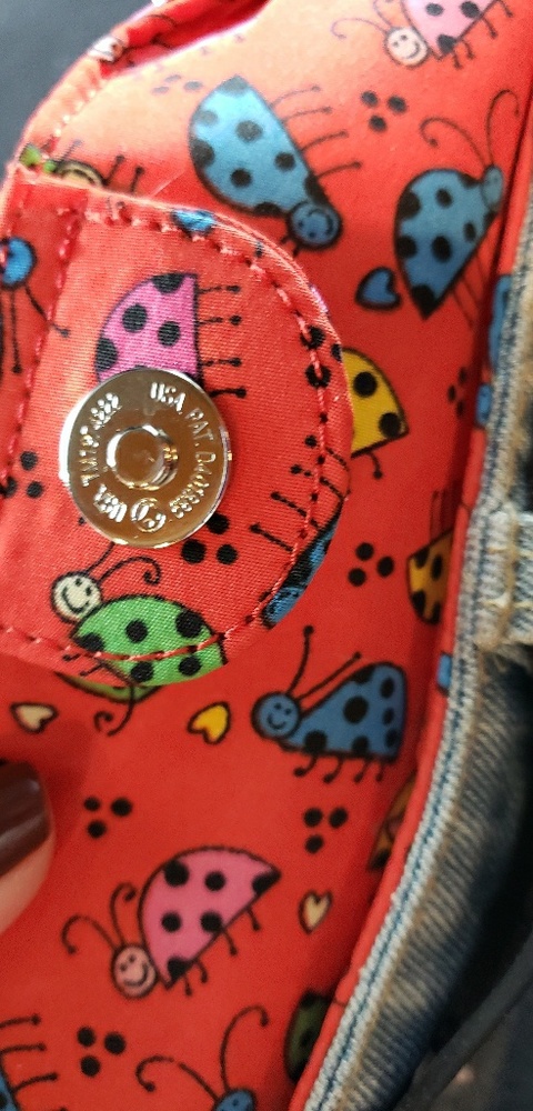 Ladybug Trade Jean's Bag Purse - Picture 7 of 8